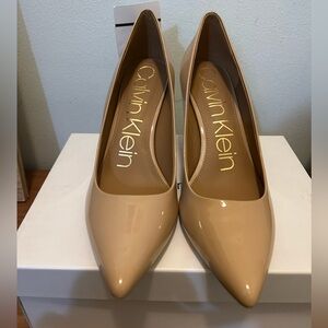 Calvin Klein Nude Heels